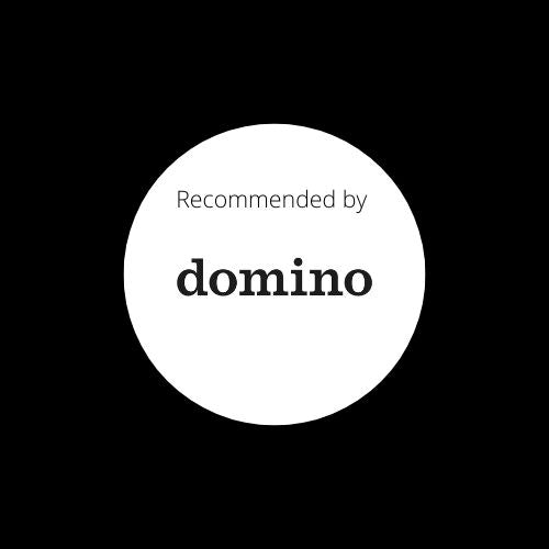 Rogue Paq Matches press feature in Domino Magazine highlighting the brand's status as a top designer cannabis accessory for the modern home.