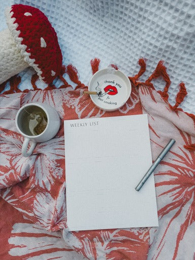 Thank You for Pot Smoking Porcelain Ashtray