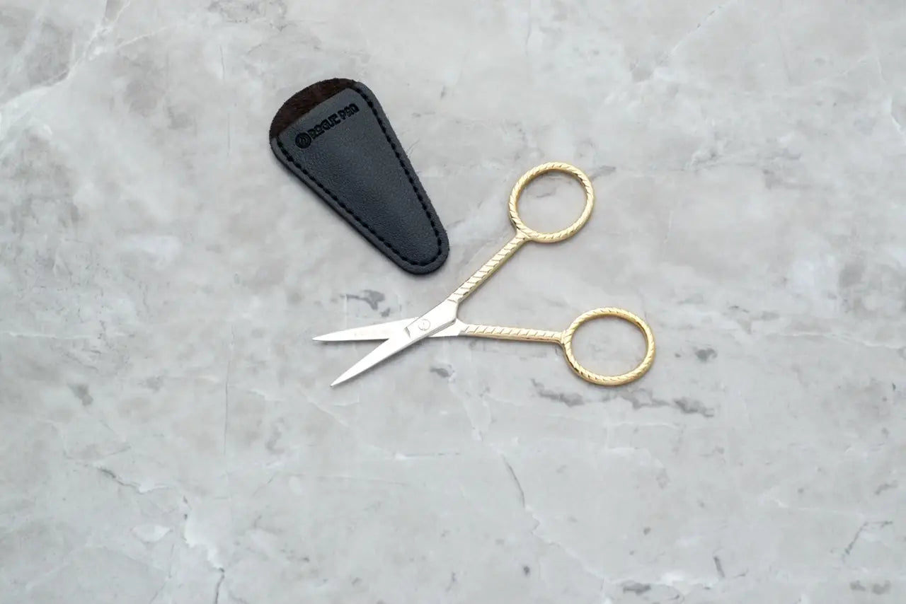 Ribbon handled bud trimming scissors