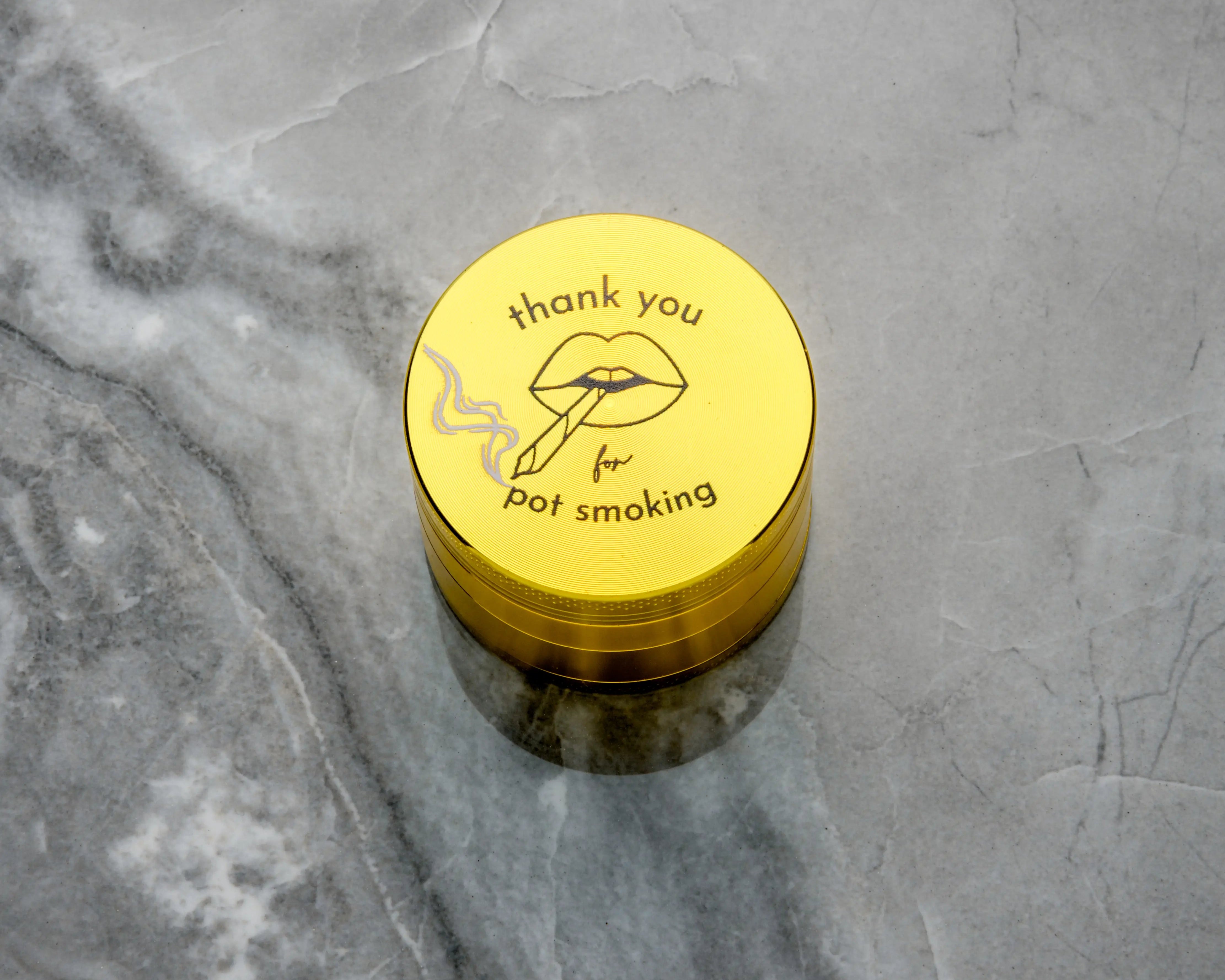 Thank you for pot smoking 50mm 4 piece grinder