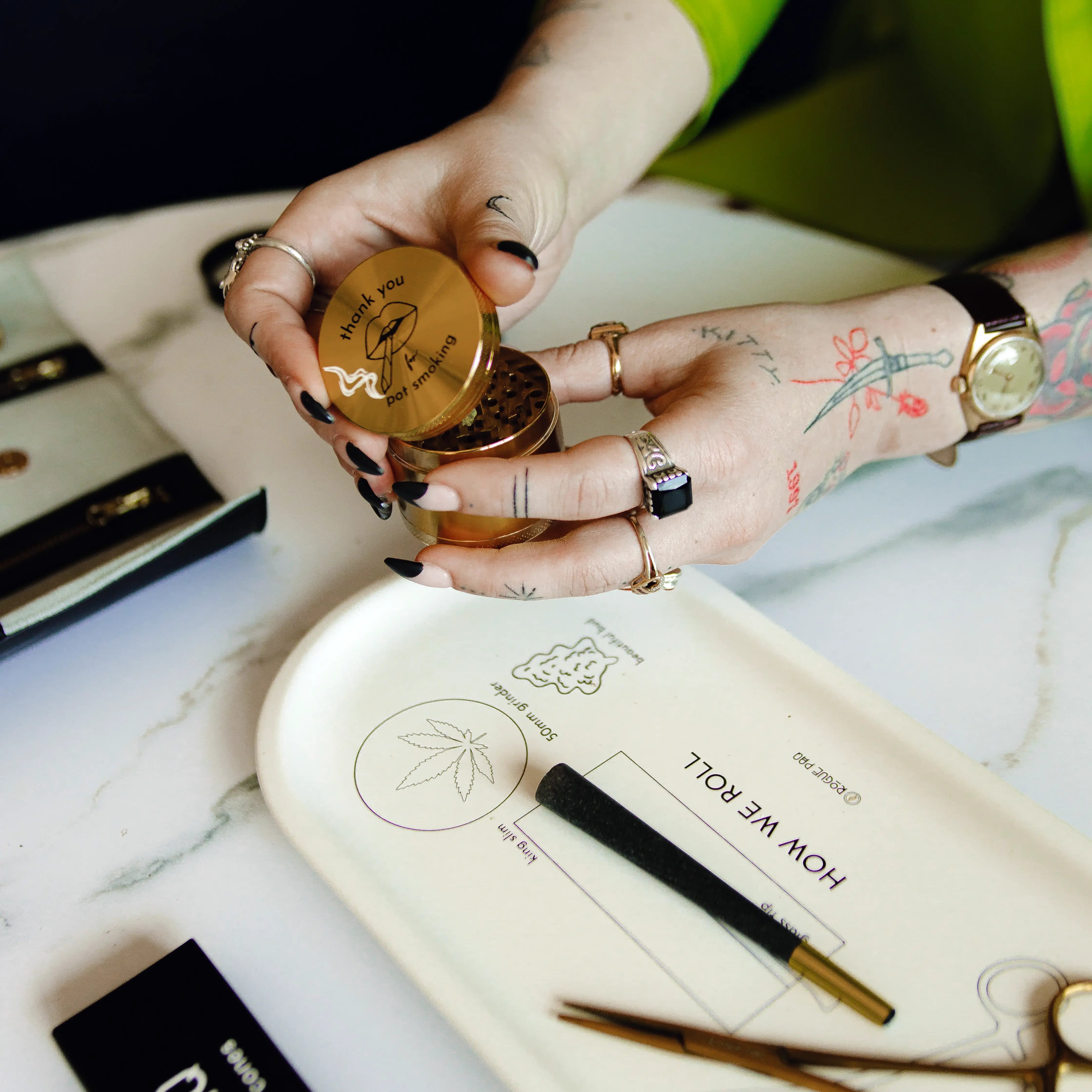 Thank You for Pot Smoking 4 Piece Weed Grinder