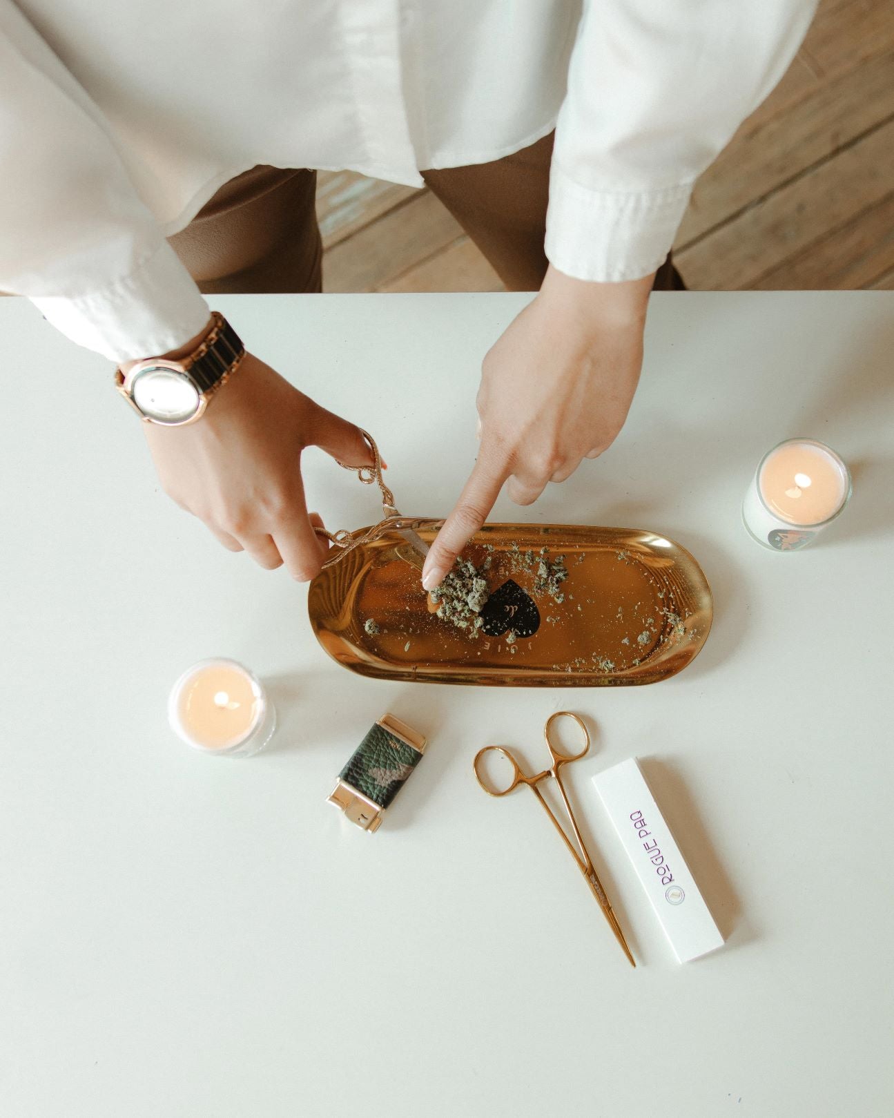 Joie de Weed Travel Joint Rolling Tray