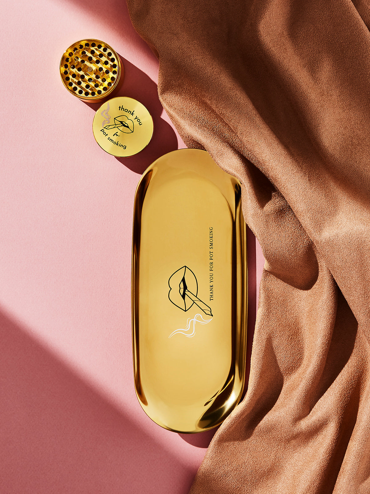 Rogue Paq Thank You for Pot Smoking 50mm 4-Piece Weed Grinder