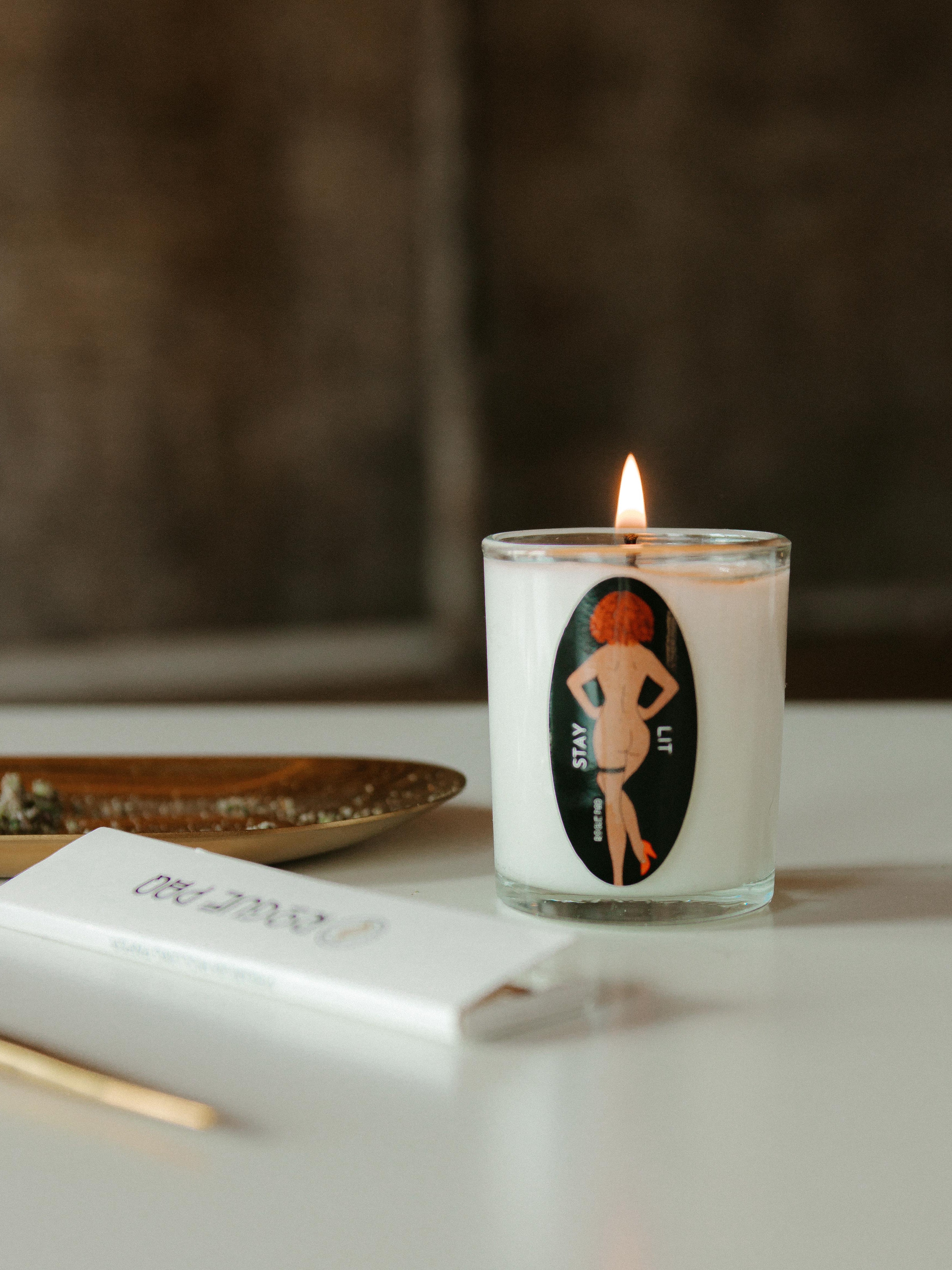 STAY LIT SendNudes Organic Massage Cann-Canndle: Anti Fatigue Blend