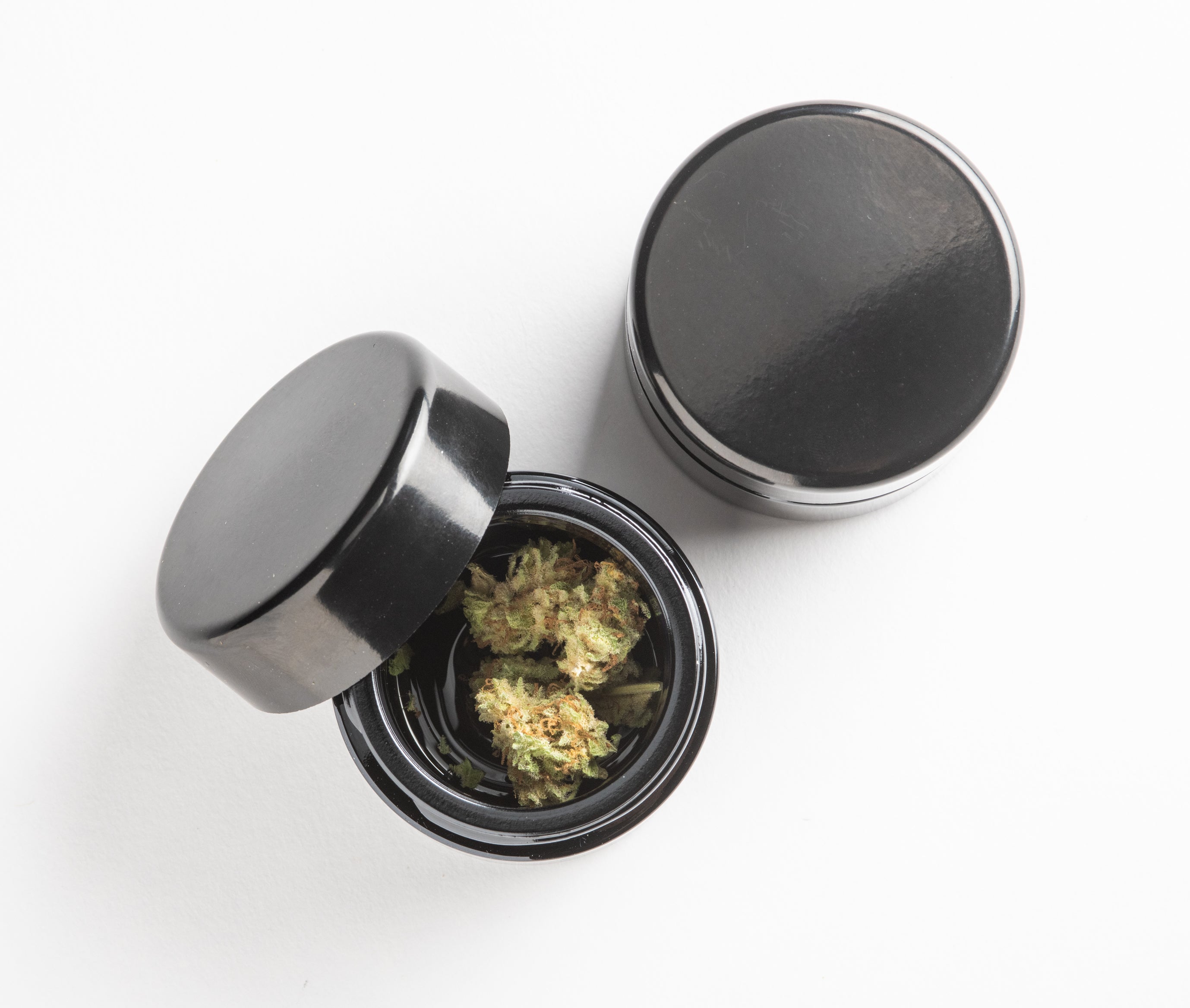 Rogue Paq Ultraviolet Glass Cannabis Storage Jars 2 Jars Per Order + Labeling Pencil