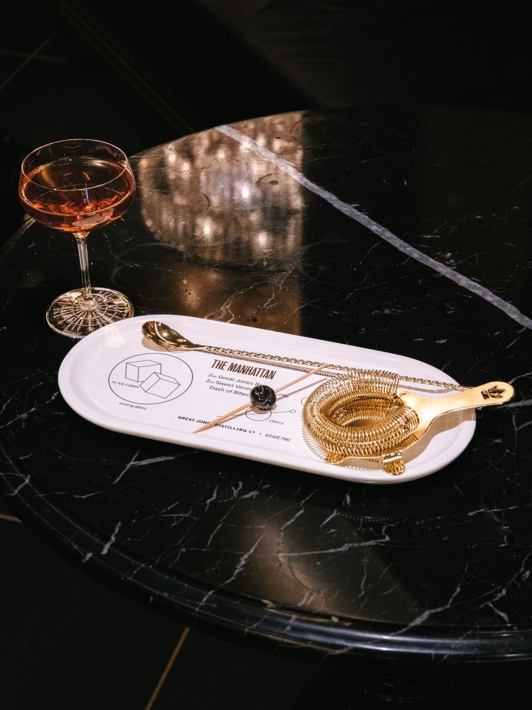 Rogue Paq x Great Jones Distillery Limited Edition Valet Tray: The Manhattan