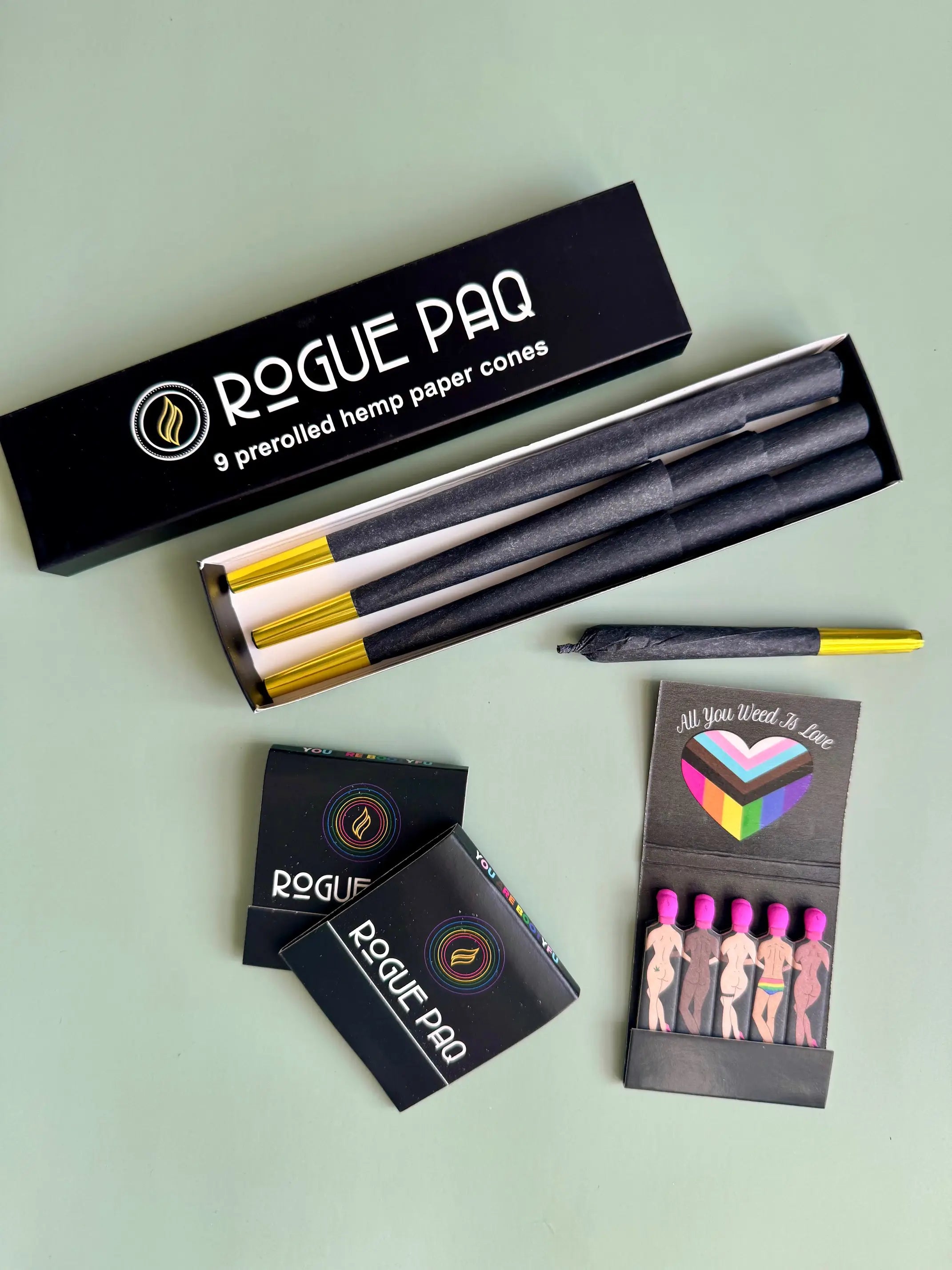 Save on a hemp cones and matches bundle