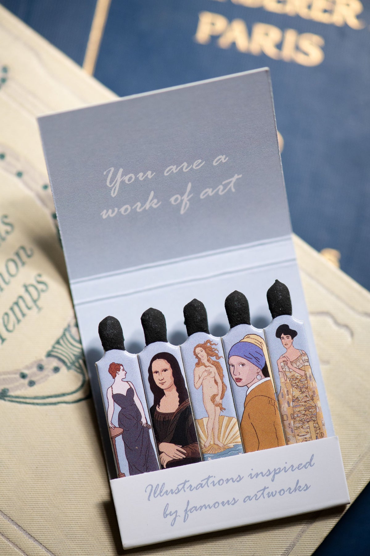 Novelty Matches: You Are A Work of Art, 3 books per order