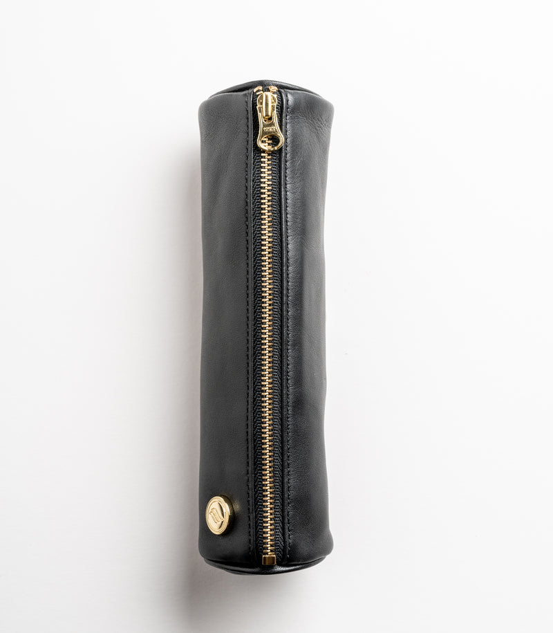 Vertical, Rogue Paq Black Leather Cannabis Pouch