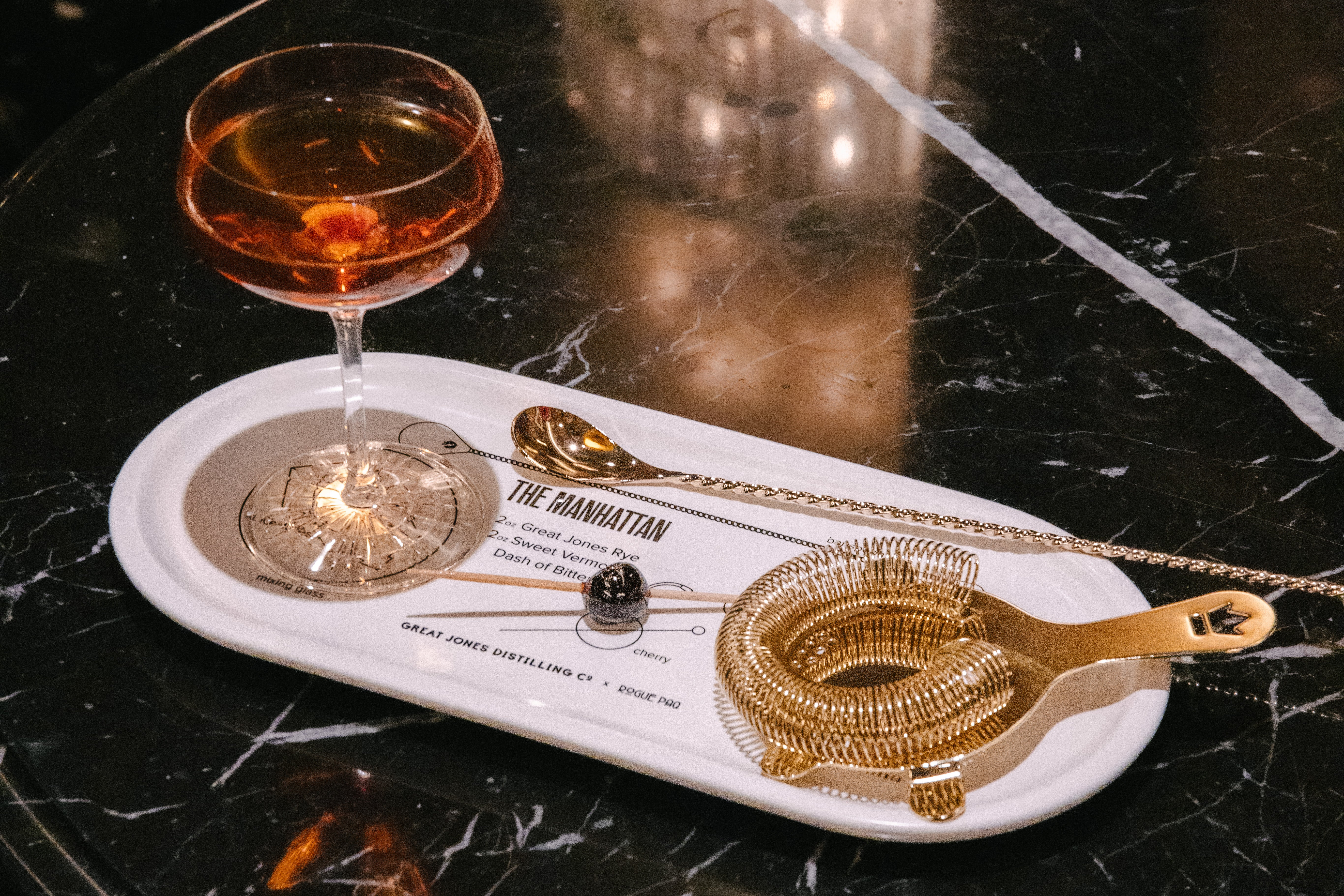 Rogue Paq x Great Jones Distillery Limited Edition Valet Tray: The Manhattan