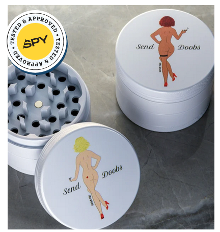 SendNudes Send Doobs 60mm 4 Piece Ceramic Weed Grinder