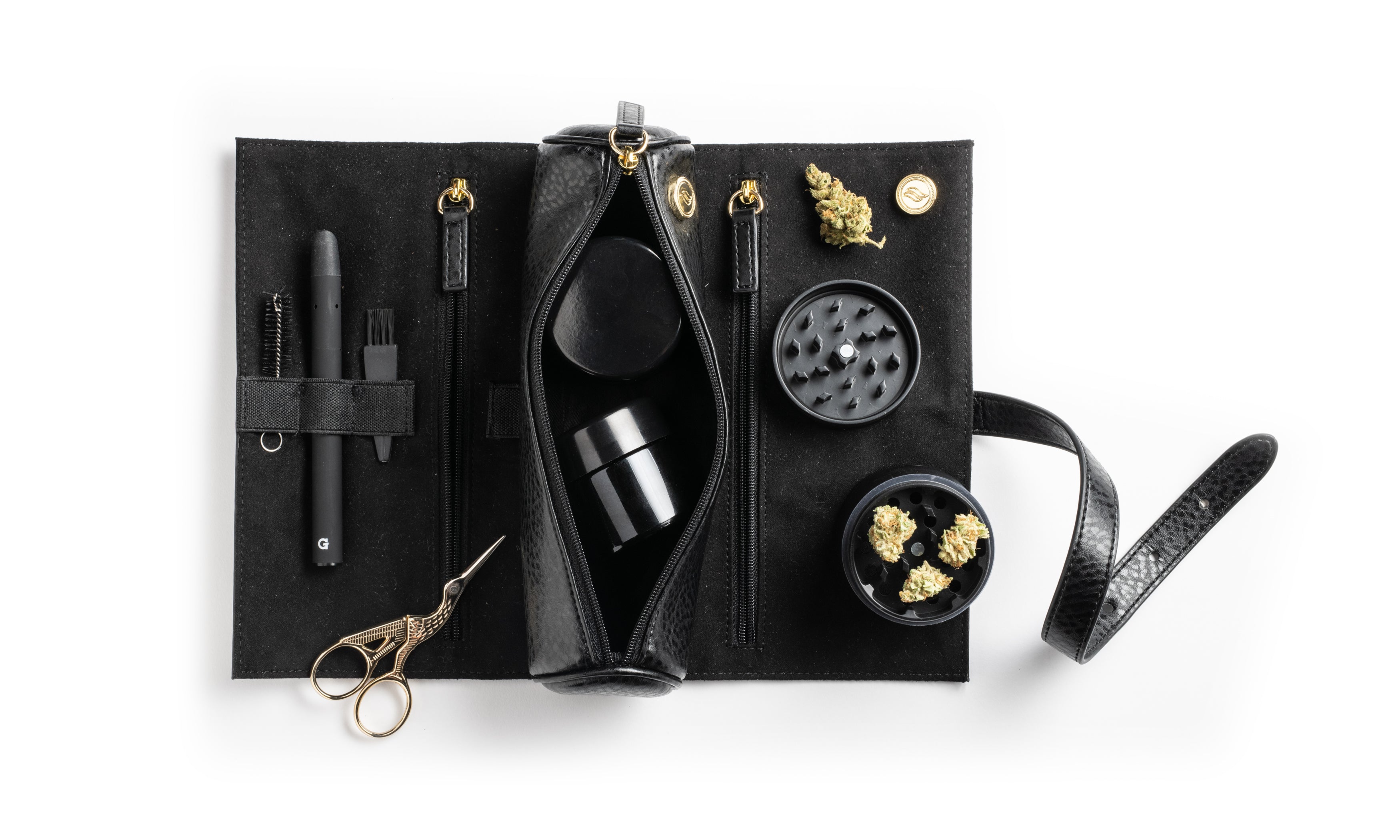Cannabis Ritual Case in Vegan Leather